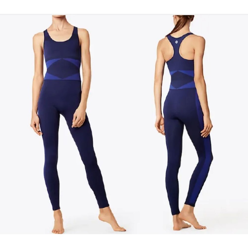 Tory Sport Navy Blue Jumpsuit Size M